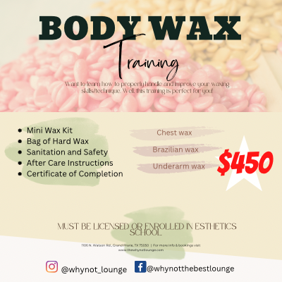 Professional Body Wax Training